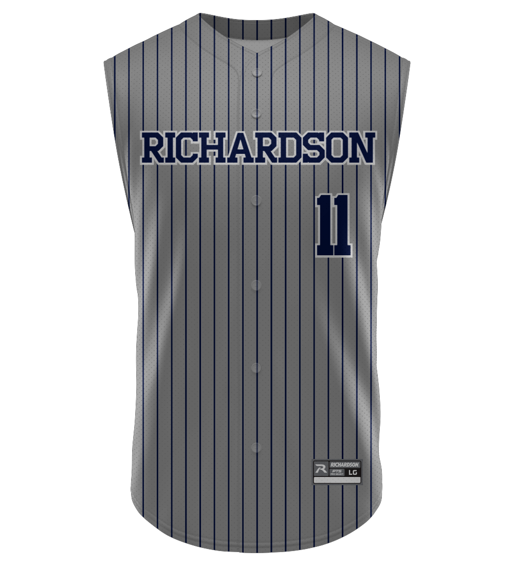 PRO SELECT Sublimated Full Button Sleeveless Jersey Design 01