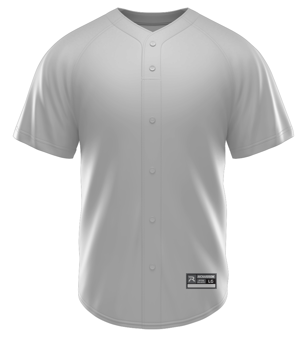 PRO SELECT Hypr Twill Faux Full Button Jersey BLANK TEMPLATE