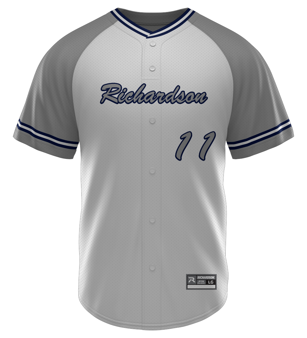 PRO SELECT Hypr Twill Faux Full Button Jersey Design 12