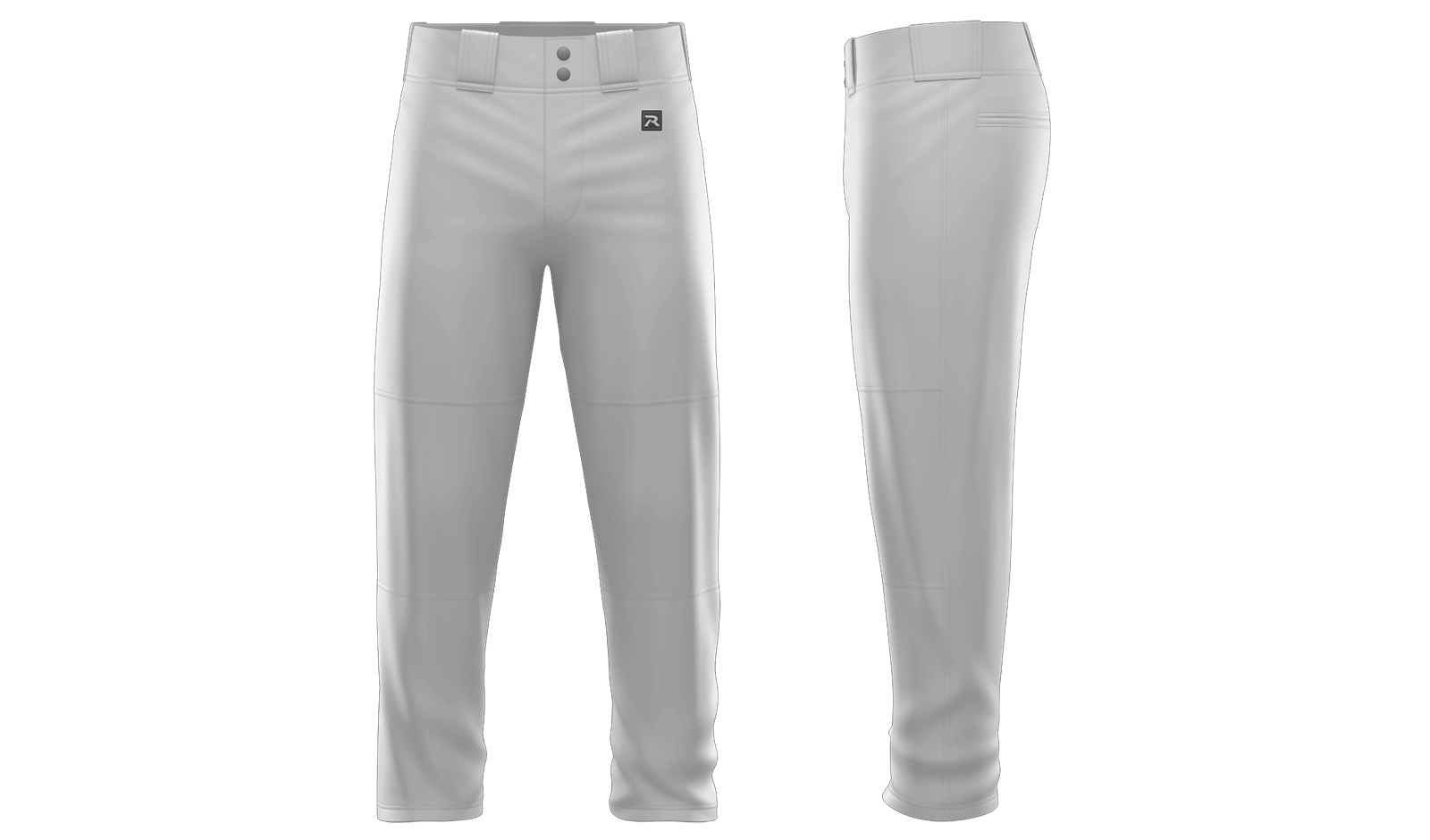 PRO SELECT Color Dyed Full Length Open Cuff Pant BLANK TEMPLATE