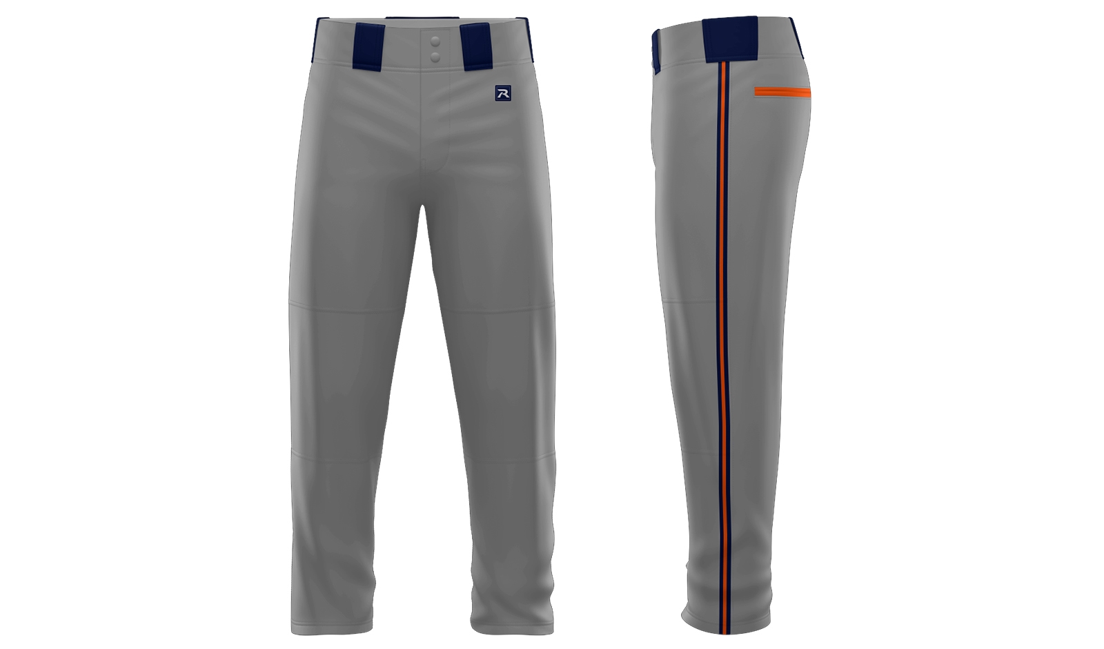 PRO SELECT Color Dyed Full Length Open Cuff Pant Design 02