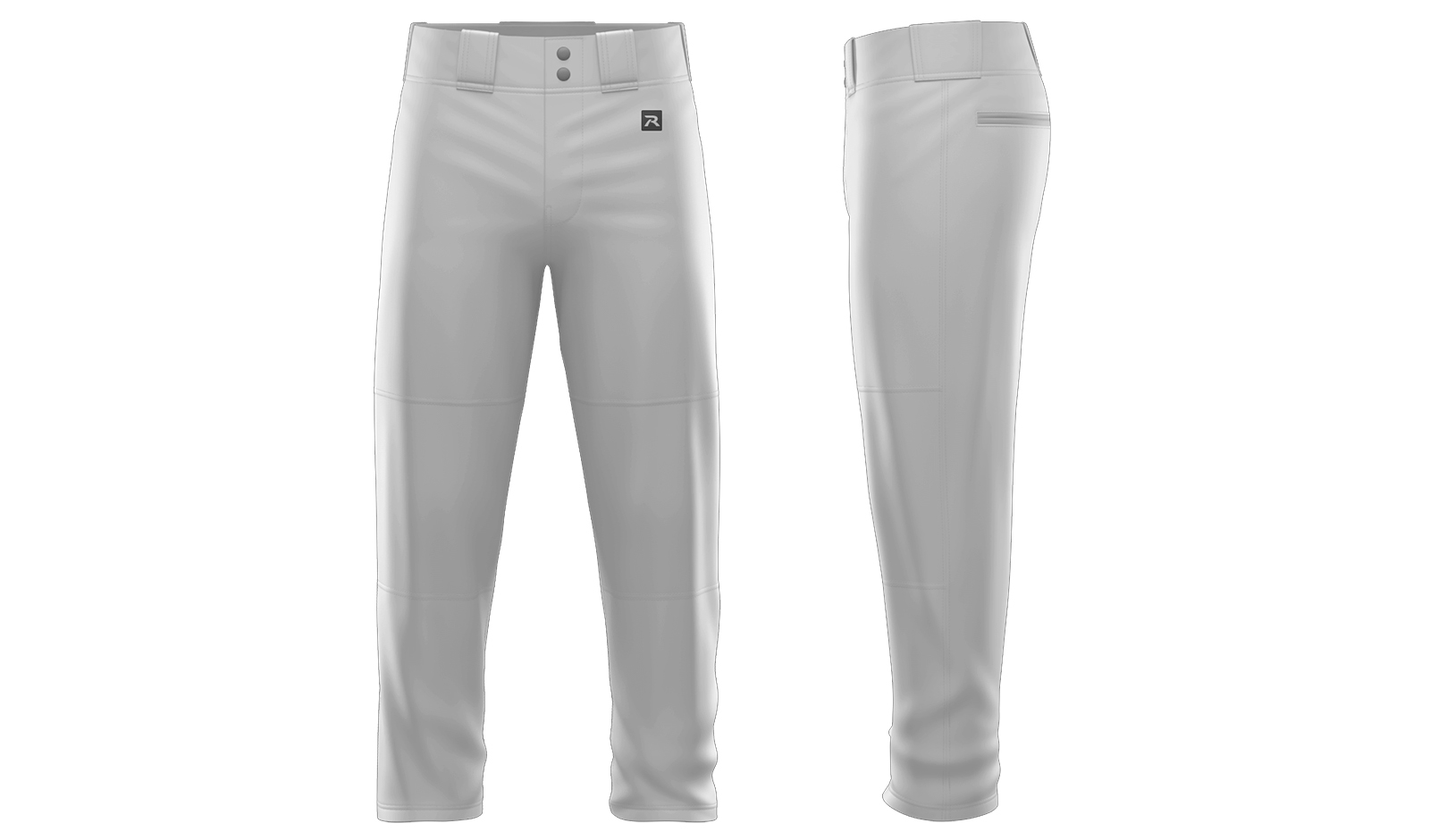 PRO SELECT Sublimated Full Length Open Cuff Pant BLANK TEMPLATE