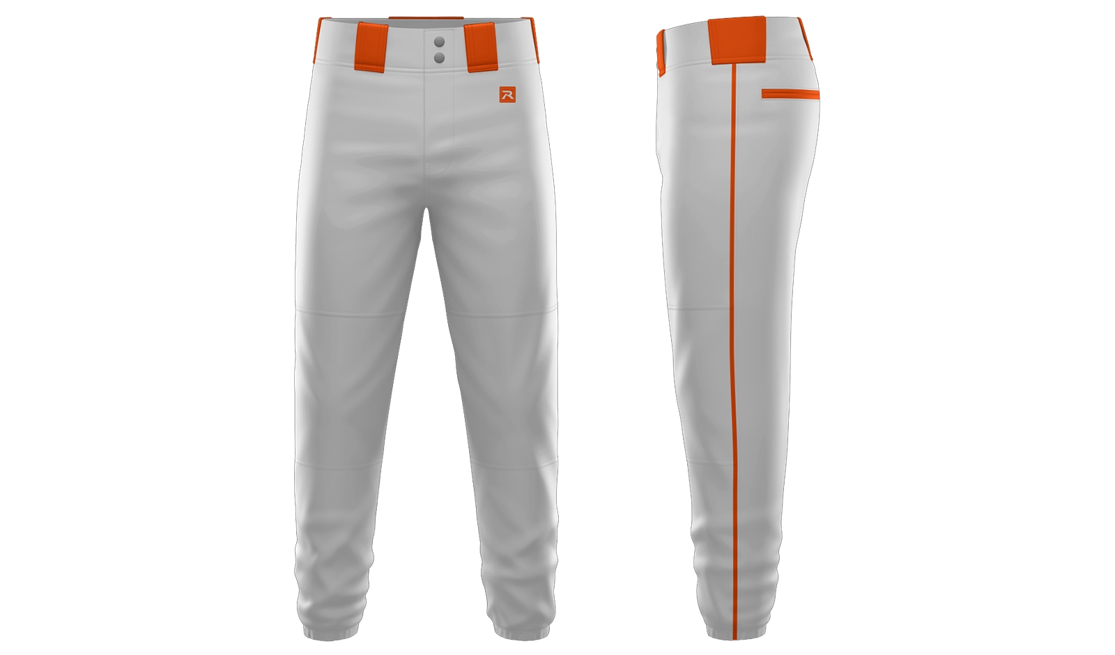 PRO SELECT Color Dyed Full Length Elastic Pant Design 01