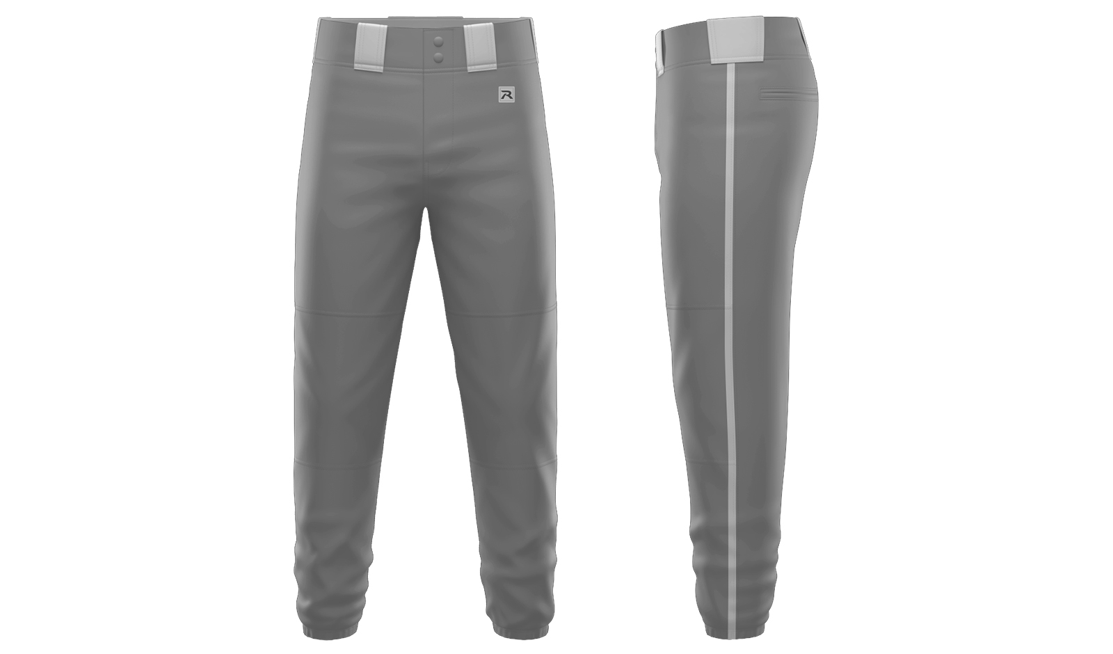 PRO SELECT Color Dyed Full Length Elastic Pant Design 06