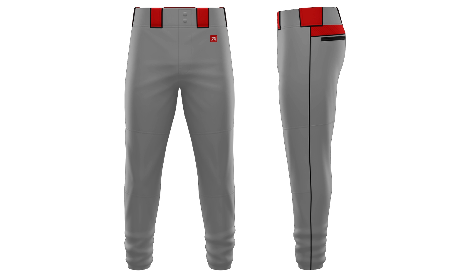 SIGNATURE Color Dyed Full Length Elastic Pant Design 07