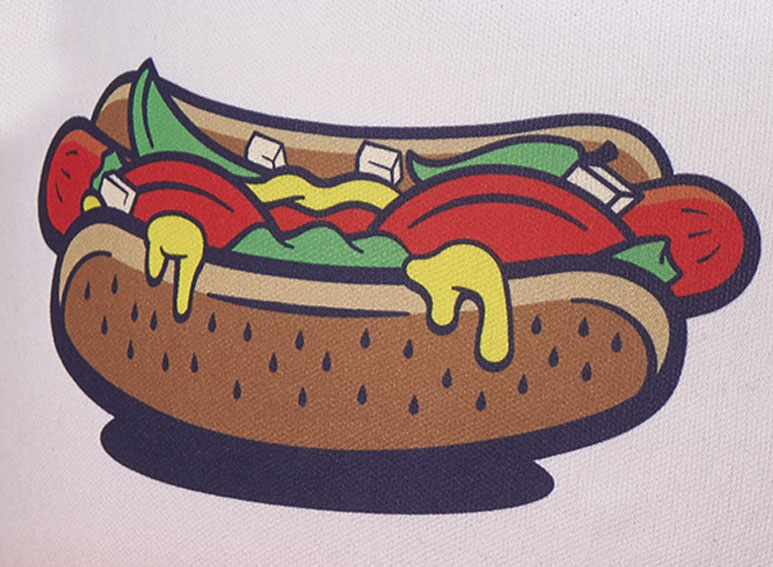 sublimated print transfer example