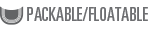 packable / floatable